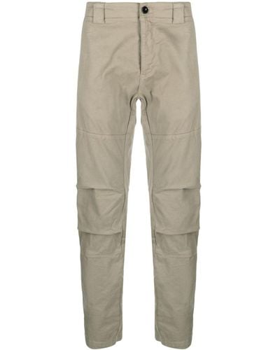 C.P. Company Tapered Utility Cotton Pants - Natural