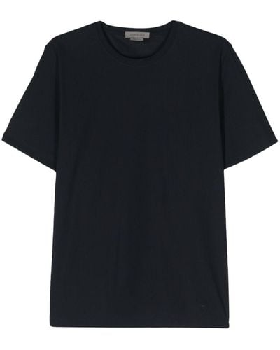 Corneliani Round-neck Short-sleeve T-shirt - Black