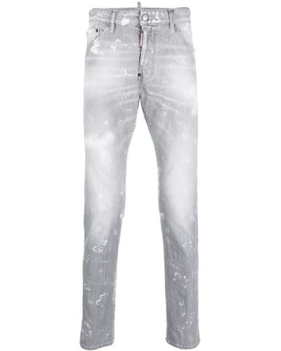 DSquared² Cool Guy Bleached-effect Jeans - Grey