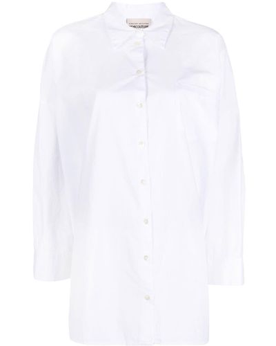 Semicouture Pocket Cotton Shirt - White