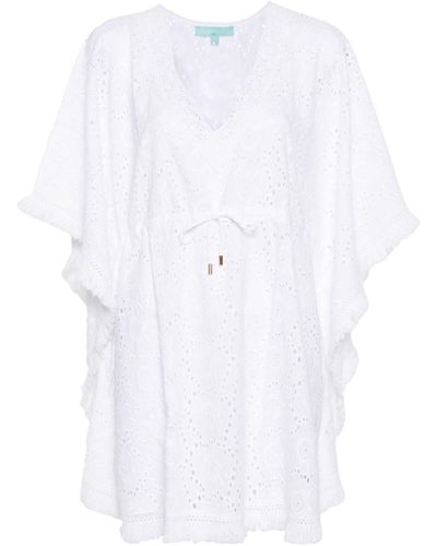 Melissa Odabash Ivy Kaftan aus Baumwolle - Weiß