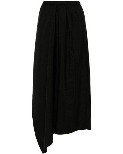 Christian Wijnants Suma Asymmetric Midi Skirt - Black