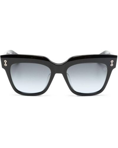 Akoni Lyra Square-frame Sunglasses - Black