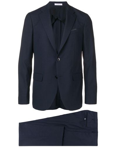 Boglioli Slim Dinner Suit - Blue