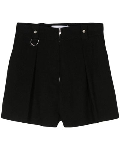 IRO Pantalones cortos Malda de talle alto - Negro