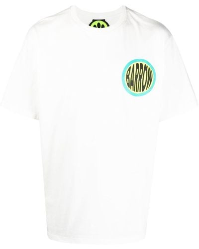 Barrow Graphic Logo-print T-shirt - White