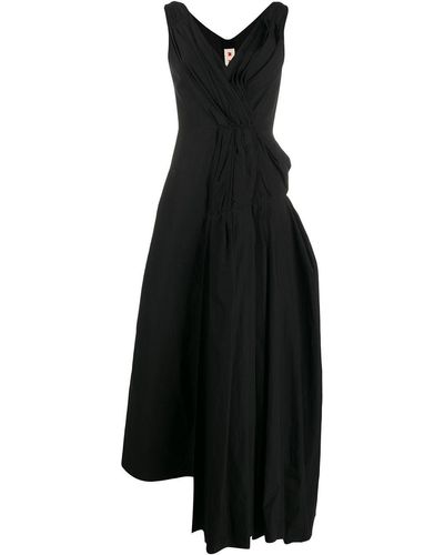 Marni ギャザー ドレス - ブラック