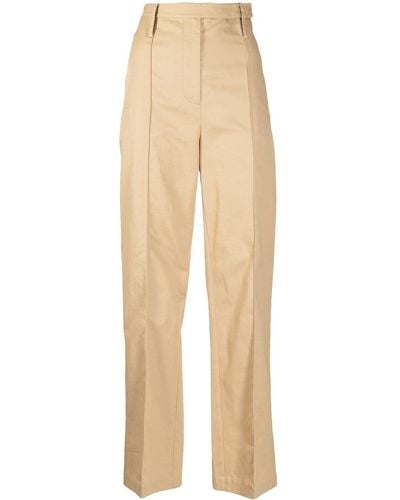 Oroton Straight-leg Tailored Trousers - Brown