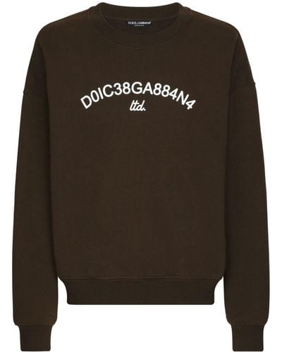 Dolce & Gabbana Sweater Met Logoprint - Zwart
