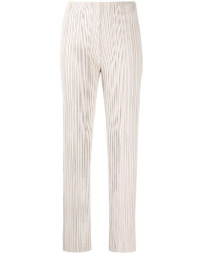 Nanushka Pantalon droit plissé - Multicolore