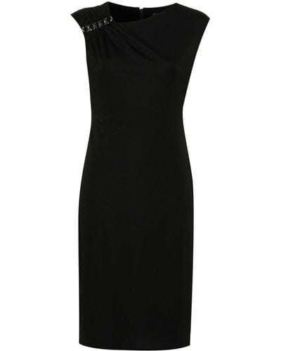 Lauren by Ralph Lauren Chain-link Detail Midi Dress - Black