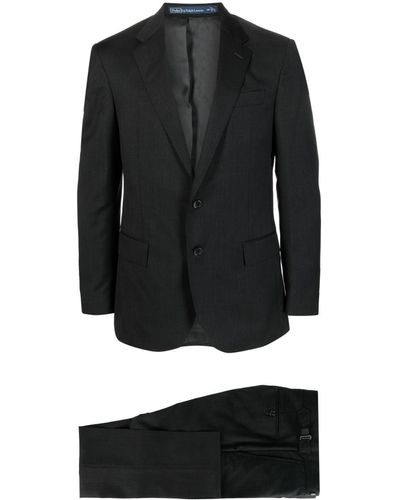 Polo Ralph Lauren Twill Wool Single-breasted Suit - Black