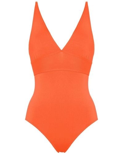 Eres Larcin V-neck Swimsuit - Orange