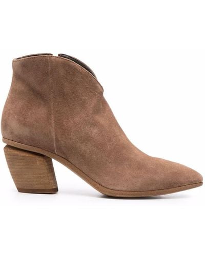 Officine Creative Suede Ankle Boots - Brown