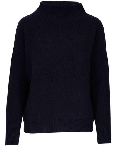 Vince High-neck Cashmere Sweater - Blue