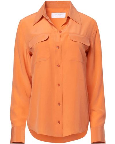 Equipment Camisa Slim Signature - Naranja