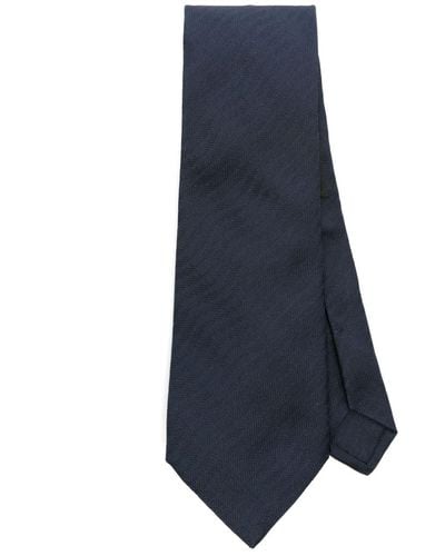 Etro Jacquard Silk Tie - Blue