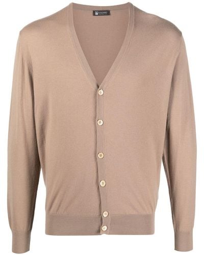 Colombo Button-down Knit Cardigan - Natural