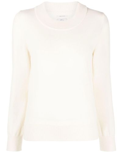 Woolrich Crew-neck Cashmere Sweater - White