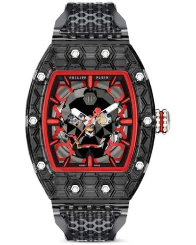 Philipp Plein Orologio Crypto King CRY$TAL GHOST 44mm - Rosso