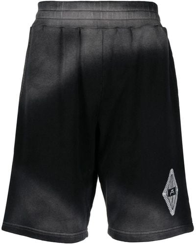 A_COLD_WALL* Pantalones cortos de chándal con cinturilla elástica - Negro