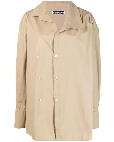 frenken Camisa tipo túnica con botones decorativos - Neutro