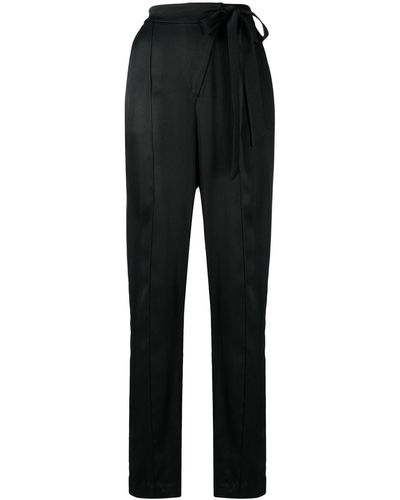 Jonathan Simkhai Karina Tie-waist Trousers - Black