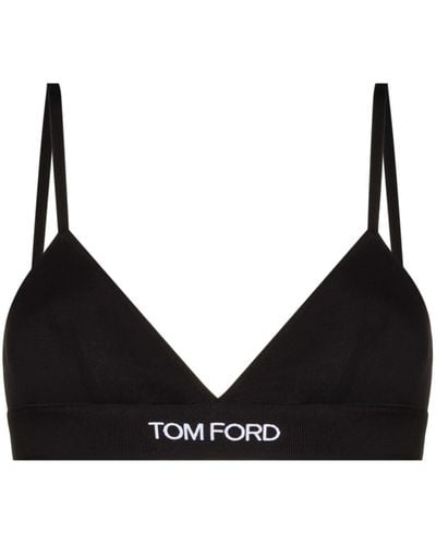 Tom Ford BH mit Logo-Bund - Schwarz