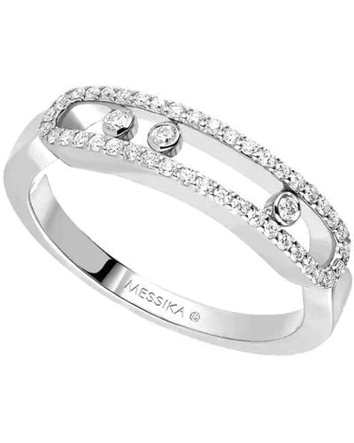 Messika 18kt White Gold Baby Move Diamong Ring