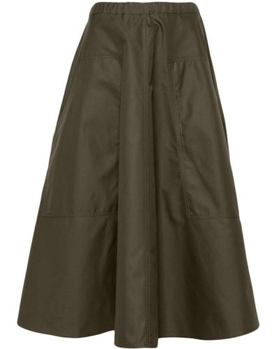 Sofie D'Hoore Scout A-line Midi Skirt - Green