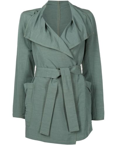 UMA | Raquel Davidowicz Asymmetric Modal-blend Jacket - Green