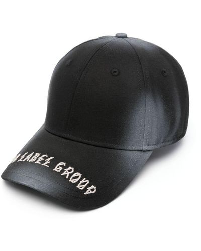 44 Label Group Gorra con logo bordado - Negro