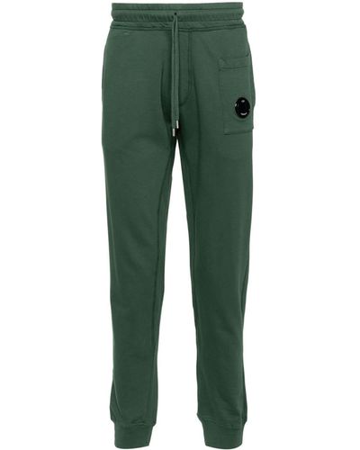 C.P. Company Utility Cotton Track Trousers - Green