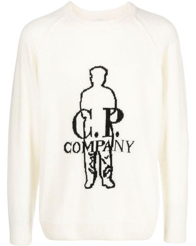 C.P. Company クルーネック セーター - ホワイト