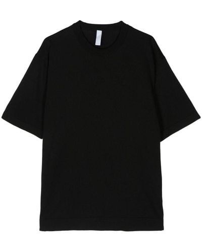 CFCL Purl-knit Crew-neck T-shirt - Black