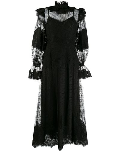 Zimmermann Espionage Lace Dress - Black