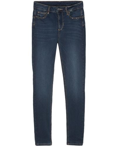 Liu Jo Mid Waist Skinny Jeans - Blauw