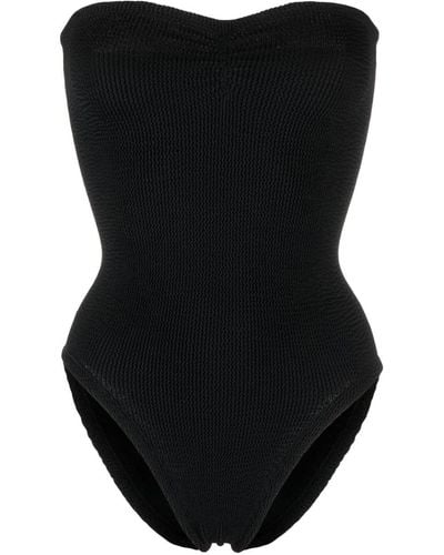 Hunza G Brooke Crinkle Swimsuit - Black
