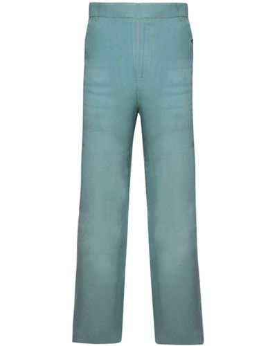 Martine Rose Tailored Wide-leg Trousers - Blue