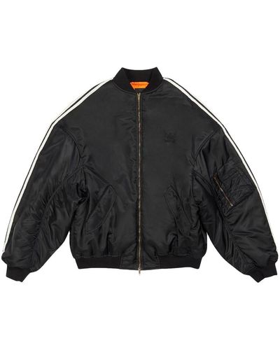 Balenciaga X Adidas Zip-up Bomber Jacket - Black