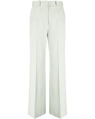 Lanvin High-waisted Tailored Trousers - White