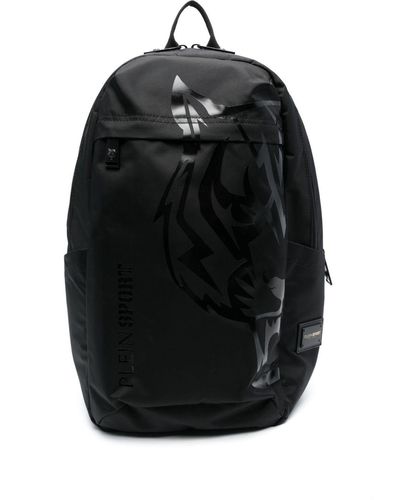 Philipp Plein Logo-print Backpack - Black