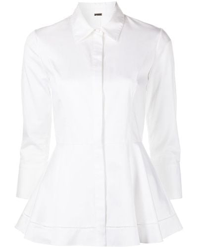 Adam Lippes Flared Blouse - Wit