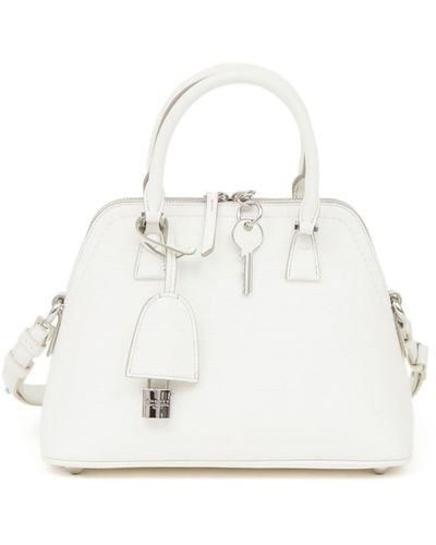 Maison Margiela 5ac Mini Leather Handbag - White