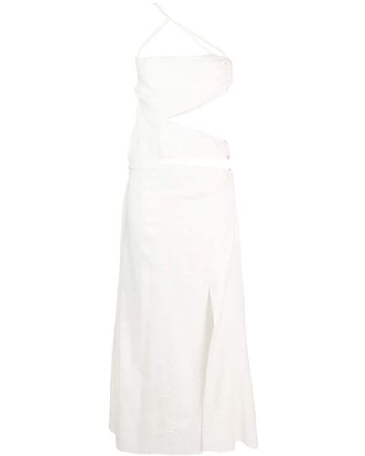 Cult Gaia Uitgesneden Maxi-jurk - Wit