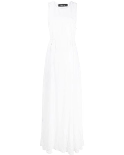 FEDERICA TOSI オープンバック ドレス - ホワイト