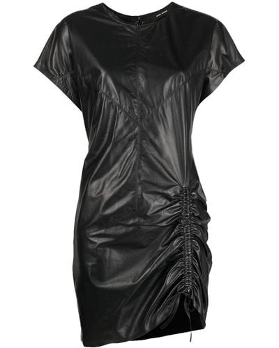 Isabel Marant Adelissa Leather Dress - Black