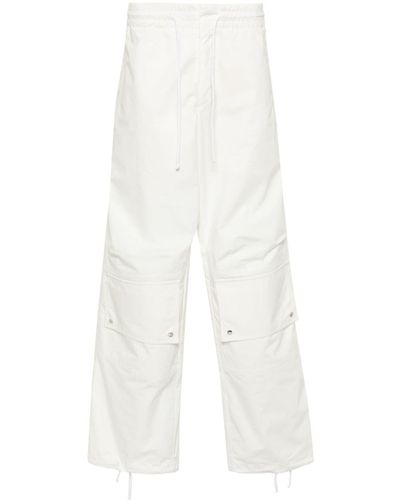 OAMC Pantalones anchos de talle medio - Blanco