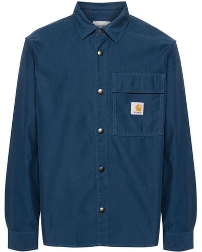 Carhartt Hayworth Cotton Shirt - Blue