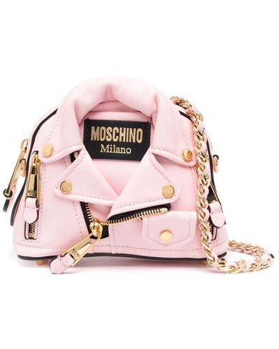 Moschino Biker ショルダーバッグ - ピンク